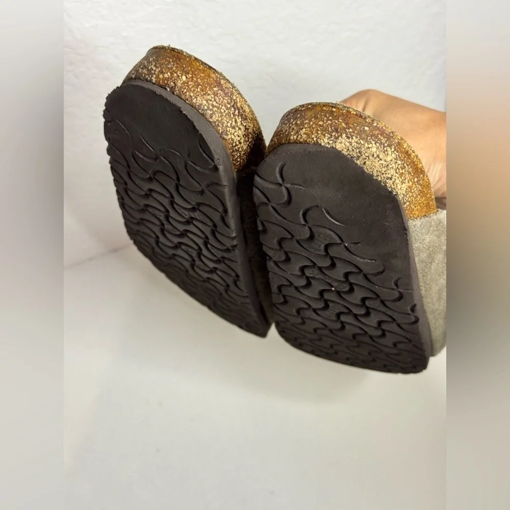 Birkenstock Arizona Grey Suede Sandals Size 40